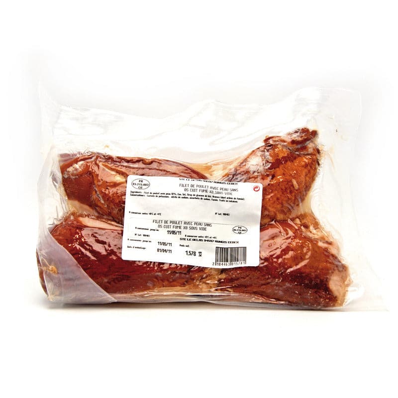 Viande cuite : Filet de poulet fumé cuit x8 – Marbled Beef