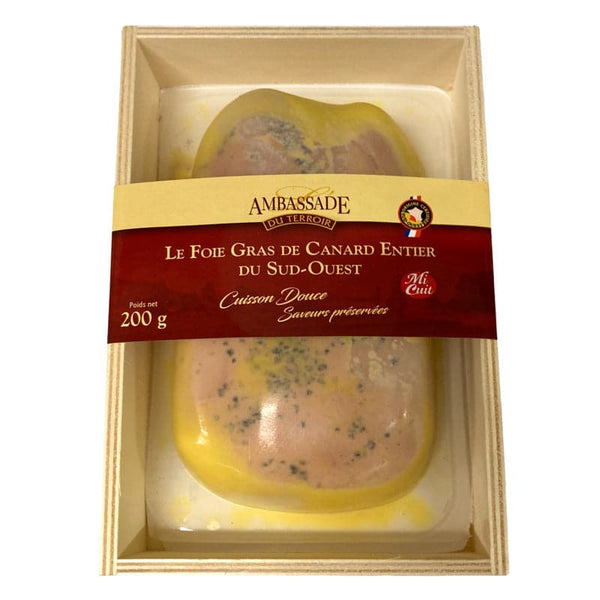 Foie Gras de Canard Entier Piment d'Espelette mi-cuit IGP Sud-Ouest 200g