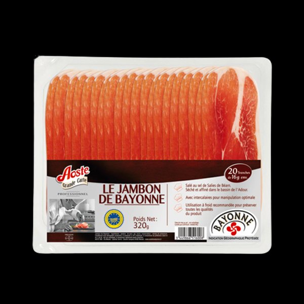 Jambon sec de Bayonne IGP tranché x20 - Marbled Beef