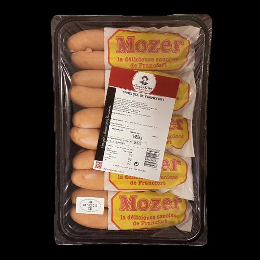 Saucisse Alsacienne fumée au bois de hêtre - Maison Mozer - 20 portions - Marbled Beef