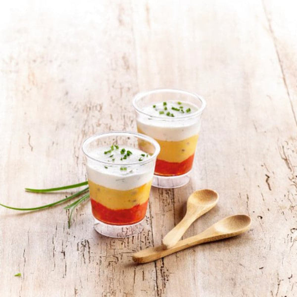 Verrine patate douce lentilles poivrons fromage x4 - Marbled Beef